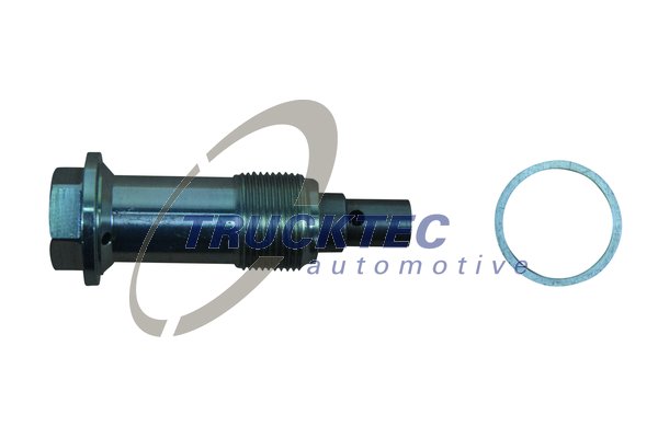 02.12.113, Tensioner, timing chain, TRUCKTEC AUTOMOTIVE, 05080102AA, 6110500011, 05080102AB, 6110500211, 05174768AA, 6400500011, 5080102AA, 6400500111, 5080102AB, A6110500011, 5174768AA, A6110500211, A6400500011, A6400500111, 10102400, 17773, 30300, 36915, 44950