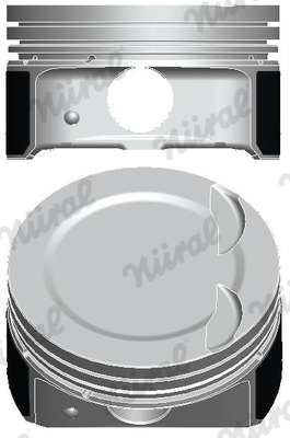 Piston with rings and pin - 87-102700-00 NÜRAL - 24402737, 90571680, 0120100