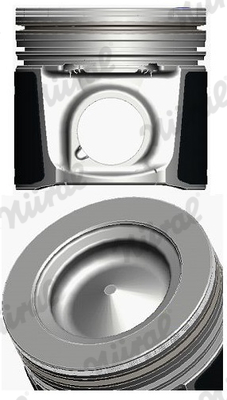 87-138000-10, Piston with rings and pin, NÜRAL, 007PI001090000, 40286600, A354126STD