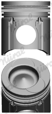Piston with rings and pin - 87-337500-00 NÜRAL - 240751, 2096900, 99844600