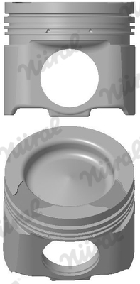 87-434400-30, Piston with rings and pin, NÜRAL, Volvo Truck & Bus FM/FH/VN/VHD/VAH/B13, 21170742