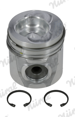 Piston with rings and pin - 87-435000-00 NÜRAL - 5001856103, 2097200