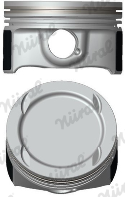 Piston with rings and pin - 87-437407-10 NÜRAL - 0, 41784620, NIR
