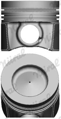 87-444105-00, Piston with rings and pin, NÜRAL, 028PI001380001, 028PI001400001, 8744410500, 87-444105-00