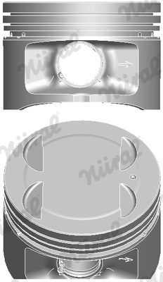 87-786800-00, Piston with rings and pin, NÜRAL, 5896108, 0093200, 24134STD, 56016380, 94875600
