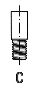 R3634/BMCR, Exhaust Valve, FRECCIA, 6060500527, 6160500027, 6160500127, 6160500527, 001VA30949000, 2510, 2631, V35018, VL026600, 3634EX