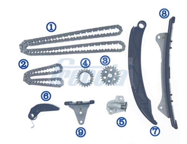 TK08-1248, Timing Chain Kit, FRECCIA, F3J12-1021080, F3J12-1011050BA, F4J16-1011037, F4J16-1021011BA, F4J16-1021030, F4J16-1011030, F4J16-1021050BA, F4J16-1021090BA, F4J16-1021070