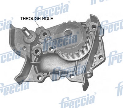 WP0255, Vodní čerpadlo, chlazení motoru, Pumpa vodní, FRECCIA, 7700866518, 8200146301, 130201, 24-0633, 350981578000, 538002210, P931, PA633, PA7715, PA831, R214, WAP8228.00, WP0405, R314