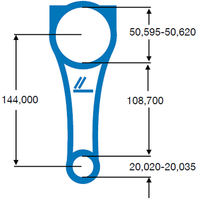 CO002500, Pleuel, IPSA, 027198401B, 027198401D, 027198401, 15022, BMY1001, BSG90-106-001, GNX8401, OM0073