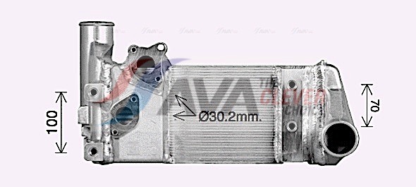MN3159, Olejový chladič, retardér, Chladič oleje/retardér, AVA QUALITY COOLING, 
, 5001857529, 81325606080, 81325606082, 8MO376765571, CLC146000P, 0501208868, 0501212640, 0501214020, 266015N, 3.51321, 376765571, 70821008, 81.32560-6080, 81.32560-6082, 8MO376765-571