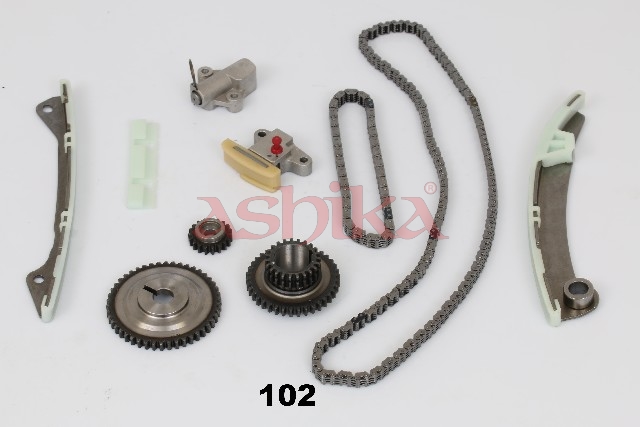 KCK102, Steuerkettensatz, ASHIKA, 13021-ET000, 13024-ET000, 13024-JA00A, 13024EA020, 13028-CK80A, 13028-ET000, 130281KC0A, 13070-ED81C, 13070-ET000, 13085-ET000, 13085-ET010, 13091-ET000, 130911KC0A, 130911KC1A, 130911KC3A, 13091EN200, 127-13112K, 30NI019, DKC-6513, KDK-102, KDK102JM, KJK102, TC6310FK, DKC-6517, 13021ET000, 13028-1KC0A, 13091-1KC3A