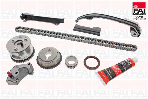 TCK32VVT, Sada rozvodového řetězu, řetěz rozvod.sada/1,5i/simplex/154 článků, FAI AutoParts, 13028-4M500, 13028-4M501, 13028-4M502, 13028-4M511, 13028-4M512, 13028-4M51A, 13028-7J600, Noequiv., TC0265VFK, 130284M501, 130284M512, 130284M51A