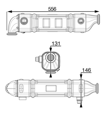 Cooler, exhaust gas recirculation - CE35000P MAHLE - 51081525011 | K ...
