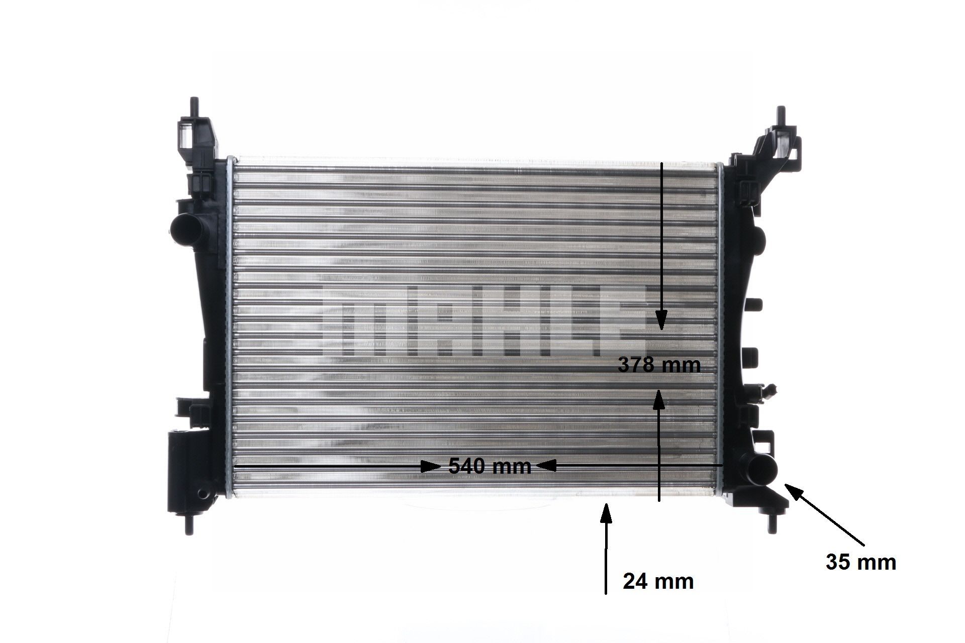 Radiator, engine cooling - CR1182000S MAHLE - 1300312, 1300339 