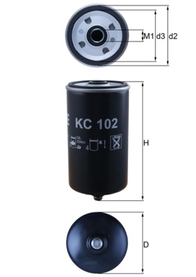 KC102, Palivový filtr, Filtr paliv., MAHLE, 0018354447, 01182224, 0170152000, 51125030004, 7000712, 8311997648, F816200060010, X50408300002, 51125030005, 7012763, 83119976480, A0018354447, F816200060020, 51125030009, 7211230, 8319121610, F816200710060, 51125030010, 7382048, 83191281610, G311200060010, 51125030016, 8145894, G311200060050, 51125030017, 9145894, X810190165, 51125030018, 9145984, 51125030028