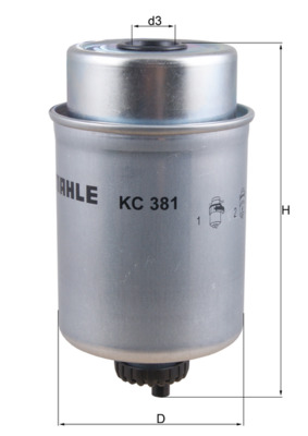 KC381, Palivový filtr, Filtr paliv., MAHLE, 0003159680, 1005374, 11711183, 12554082, 2650919, 4222541M1, 6005020220, 7381645, FS19832, RE26419, 0003499930, 1005593, 26560143, 89002431, RE503198, 1013738, 26560919, 89002437, RE52987, 1383096, RE53400, 1383098, RE537929, 1393098, RE62419, 1476543, RE64450, 1596102, 2053043, 6I0589