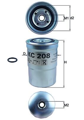 KC208, Kraftstofffilter, MAHLE, ME132525, ME132526, ME190031, MR514545, XE132525, 110156, 1457434459, 154068082080, 2442300, 3005574, 30574, 32143230003, 3990505, 4275, 4338FS, 5213, 587732, ADC42348, ALG2167, BF7842, BFF8152, CMB13018, CS766, DN1933, ELG5288, FC574S, FF5744, FG2102, FN103, FSM4163