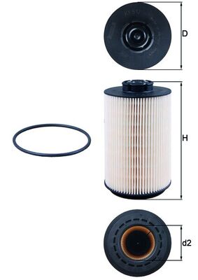 KX512D, Palivový filtr, Filtr paliv., MAHLE, 02931748, 21276079, F731200060020, 04291525, 212760790, 04291529, 2931748, 4291525, 4291529, 106596, E416KP01D36, FF5769, P954604, PU1058/1X