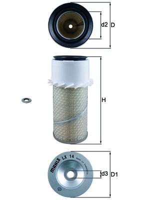 LX14, Vzduchový filtr, Filtr vzduch., MAHLE, 0003323251, 0003417790, 0009839331, 0044001010, 0199206, 0239513, 02/600601, 02705419, 0653785, 0700131301, 1031436, 1142150140, 12112012900, 13943951, 1400721, 14161010081, 1450111081, 164090, 1654642K00, 20M01R3091, 242491901, 2481018, 26510143, 310157, 314531032, 31X10894A, 3318279, 489323605A, 605413900006, 6155539