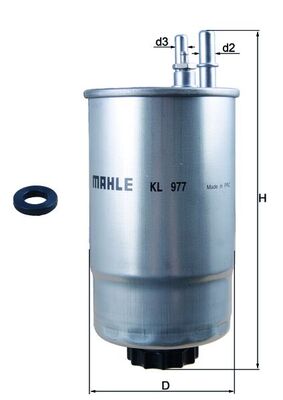KL977D, Fuel Filter, MAHLE, 1371439080, 1610192280, 1614157280, 77366565, 77367412, 153071762486, 24ONE0B, 28000240142, 5066, ADBP230030, ALG-2392, DNW2514, EFF281D, F026402206, FN392, H446WK, LVFF796, PP966/4, SONEBNR, WF8488, WK9053Z, 71762486, N2206