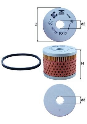 KX13D, Kraftstofffilter, MAHLE, 00008549757, 0008549757, 0854975700, 190602, 2015137341, 5008885, 5414362, 7984874, 813560, 9401906028, 993012, ND10420250, 5012045, 5414362L, 5414632, A0854975700, CT0854975700, 20854975700, 5000241250, 5014354, A5000241676, 5000241676, A810X9176AA, 7701033176, A830X9176SA, 8549757, A850X9176AA, 8549757000, EFG45, 8549757006