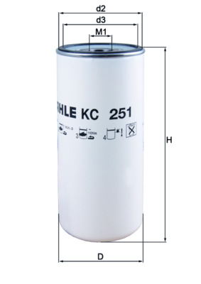 KC251, Palivový filtr, Filtr paliv., MAHLE, 1000422382, 15126069, 152009Z00D, 20539582, 51125030053, 7420541381, 2043075-1, 20976005, 51125030071, 7420976001, 20510654, 21763342, 7485116634, 20815011, 2191P550529, 20976003, 22480372, 85114058, 10611852/130, 1457434446, 16343230003, 212237, 2334200, 35426, 4598, 650FS, 95037E, ALG2075, BF7814, DN1956