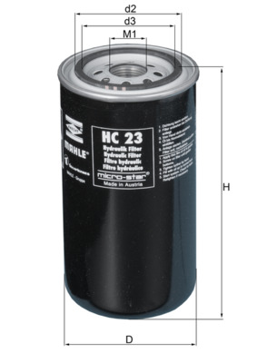 Hydraulický filtr, automatická převodovka - HC23 MAHLE - 05773274, AL56469, 154778796336