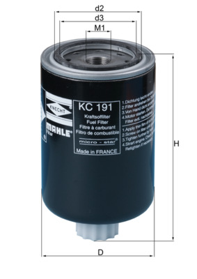 KC191, Palivový filtr, Filtr paliv., MAHLE, 0003417710, 02910150, 1072418M1, 161623, 36846, 3890706, 3I1178, 72501531, 75208274, 76107829, 83977314, 84476807, 9414100789, 02910150A, 03417710, 1076748M1, 3903410, 6732716120, 9414100805, 991203410, A77470S1, AG709936, 02910159, 1076748M2, 3417710, 3925274, 6742015065, 9414101066, CM3930942, E156170
