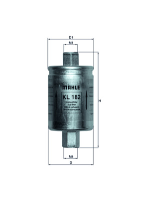 KL182, Palivový filtr, Filtr paliv., MAHLE, 09198314, 2330079045, 25121150, 8251211500, 9198314, A111L6037S, GFE7057, WJN101190, 2330079046, 25121160, 4801358, WJN101191, 25173766, WJN101192, 0450905911, 110249, 3158900, 4186, 587209, 6809, 7690226, 8671002361, ADT323101, ALG4563AR, B60, BFF8106, E750, EFF024, ELE6030, EP185