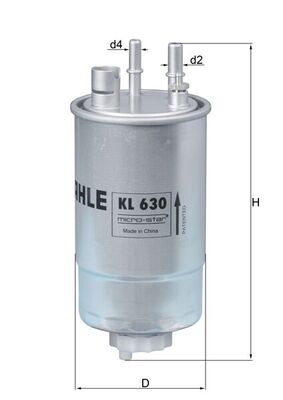 Kraftstofffilter - KL630 MAHLE - 0813053, 13235540, 93189011