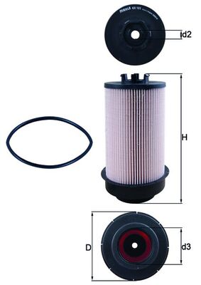 KX181D, Kraftstofffilter, MAHLE, 0170395000, 1397766, 1529649, 1784782, 1784782G, 14340180002, 2600900, 35361, 4259FX, 4696, 5095, 545127, 95038E, ALG7530, C10105, E66KP01D36, ELG5544, F026402033, FA5733, FEM4198, FF5510, hdf313, MD521, MG3619, N481, P550631, PE975, PF7767, PU999/2X, S6009NE