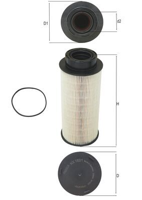 KX182/1D, Palivový filtr, Filtr paliv., MAHLE, 1429059, 87696188, SC1117285, 1446432, SC1873018, 1873018, 112272, 2600800, 31431, 4695, 5102, 8340090001, 95043E, ALG7532, C9517, E57KPD73, ELG5553, F026402107, FA5634, FCD0951, FEM4173, FF5423, MD599, MG3610, P550628, PE983, PEC3024, PF7896, PU941X, S6008NE
