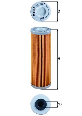 OX807, Oil Filter, MAHLE, 60038015000, 60038015100, 61338015000, 61338015100, 61338015101, 61338015200, 61338015201, 83538005000, 83538005001, COF058, KN158, KT8008