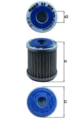 OX800, Oil Filter, MAHLE, 1UY1344001, 1UY1344002, 1UY134400200, KN142, Y4015