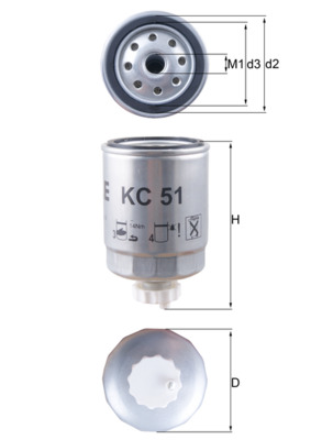 KC51, Fuel Filter, MAHLE, 01906, 164036F900, 5018034, 631201720, 71736114, 190624, 5023923, 7787076, 190639, 870X9155BA, 9942378, 190640, 890X9155AA, 9944643, 190641, 9944682, EFG106, 190642, 1906A8, 1906E0, 95650878, 1457434283, 152071760796, 193FS, 2435000, 2910123169770, 5018, 587706, 7176-398, 8671002071