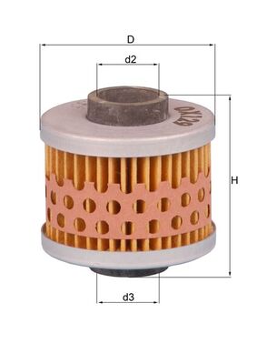 Oil Filter - OX129 MAHLE - 020450, 11417651414, 210483727