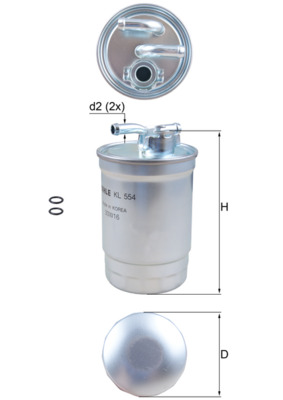 KL554D, Kraftstofffilter, MAHLE, 8E0127401, 8E0127401D, 8E0127435A, 0450906416, 0738023, 1003230009, 103808, 110731, 1118706300, 153071760230, 2445100, 28000240922, 4804, 50013970, 5135, 587520, 63862, ADV182357, ALG2084, BFF8053, CFF100598, DN1932, E148170, EFF159, ELG5321, F90003, FCS732, FG2089, FN287, FP5794