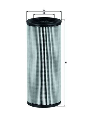 Vzduchový filtr - LX801 MAHLE - 09390907, 9390907, 1457429839