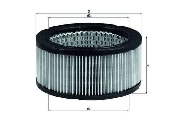 LX213, Air Filter, MAHLE, 0405968, 61610893200, 800181, 9974350, 0405969, 808181, 0425447, 880131, 11405969, 880181, 11425447, EFA51, 1457429020, 2008, 2786400, 8301, 834, A17061, A635C, A694, AG123, AP3308, ARP1633, B147, C1633/1, CA658, E74L, EFA051, EL3026, FI3509