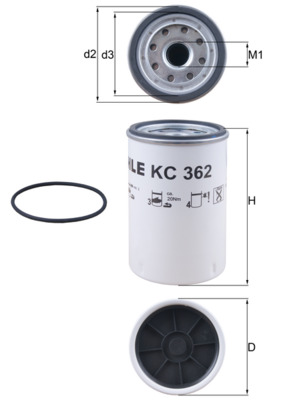 KC362D, Palivový filtr, Filtr paliv., MAHLE, 20480593, 7420514654, 20514654, 7420541383, 20541383, 7420998367, 7420998634, 20998346, 20998367, 20998634, 212239, 2446100, 30069, 33775, 658FS, BF1366-O, F026402118, FP6062, FS19735, H700WK, HDF301, P505982, R260P, SN926030, SP992M, V470006, WK940/32X, FS19926, N2118, P551843