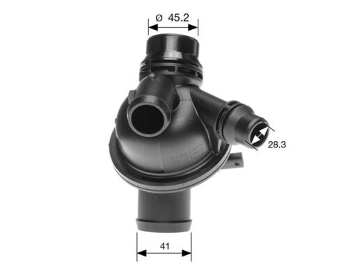 TM42103, Termostat, chladivo, Termostat, MAHLE, 11538671514, 11537605431, 7605431, 8671514, 173402, 725370, 916-217, TE7365.103J