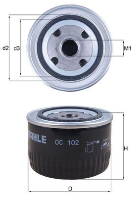 OC102, Olejový filtr, Filtr olej., MAHLE, 0650383, 5017809, 93156351, VOF97, 650383, 870X6714CA, 93156302, EFL347, 0451103093, 196OS, 20.37.04/110, 2311402, 30738164, 367, BC1200, C146, DO830, ELH4170, FOE172, FX0037, GFE264, L17301, LK1130, LS858, OP615, PH5112, R199, S9910R, SO060, SP976