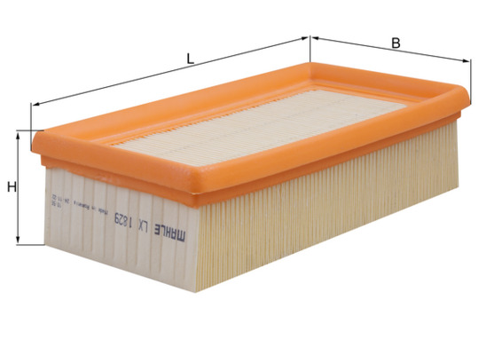 LX1829, Air Filter, MAHLE, 75006015000, WG1216091