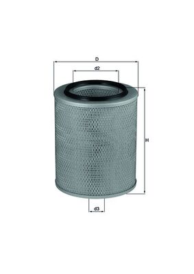 Air Filter - LX562 MAHLE - 1905983, CH12825, 42553201