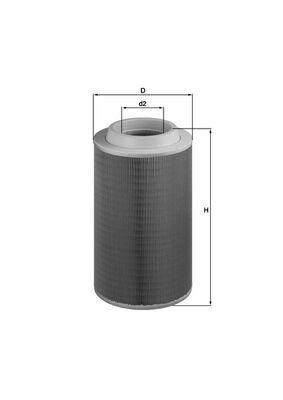 Vzduchový filtr - LX1801 MAHLE - 0007521980, 01181003, 055134R1