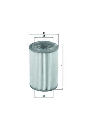 Vzduchový filtr - LX2689 MAHLE - 281104E000, 281134, 281134E000