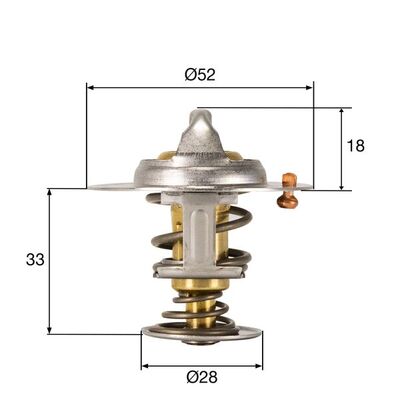 TX32792D, Thermostat, coolant, MAHLE, 1098228, 1340.90, 134090, 19305-PDA-E01, 9467538980, JDE1292, LR004613, 1765657, PEF10010, 1812482, 1829180, 1872633, CM5G61J20AA, CM5G9K478FA, CM5G9K478FB, CM5G9K478GA, CM5Z8592A, CM5Z8592B, W704553S300, 725454, 78928, 819722, FTK435, TH50292G1, TH507792J, V25-99-1752