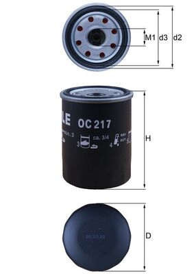 OC217, Olejový filtr, Filtr olej., MAHLE, 140506250, 15208-53J0A, 1560016011, 1560187110, 1651051A01, 20M01R2251, 5027150, 8614745, 9008091210, B120E6277S, JJ9091510002, TY26278, 1520853J00, 1560176008, 1560187202, 9091510004, 920X6714BA, 1520853J01, 156017600871, 90915YZZA1, EFL488, 1520860U01, 90915YZZF1, 1520870J00, 90915-CA001, 90915YZZJ2, 1520870J00XX, 90915-YZZF1, 1520870J01, 9091503004
