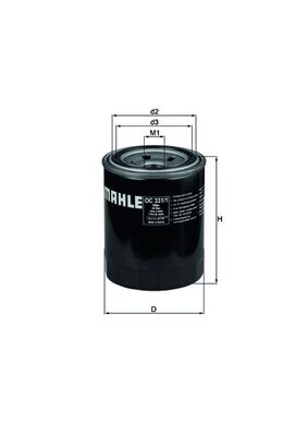 OC331/1, Oil Filter, MAHLE, 1651085FA0, 0451103276, LS830, PH2951, S131I04, V640001, W610/1, 0986452027