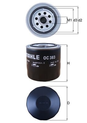 OC383, Olejový filtr, Filtr olej., MAHLE, 0000229651, 0006605760, 0008547327, 0009830606, 06501613, 1003000800690, 1133277R1, 1498020, 156513AS, 1620482M1, 209007087, 21011012005, 244191400, 27701008698, 32821600, 3I1214, 4126435, 440052346, 60541180001, 605411880001, 7984235, 7984916, F120203310170, Y03727812, 019468, 06605760, 1003000800691, 1133278R1, 209070087, 2101101200520